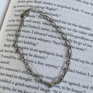 Elegant Silver tone Charm Bracelet